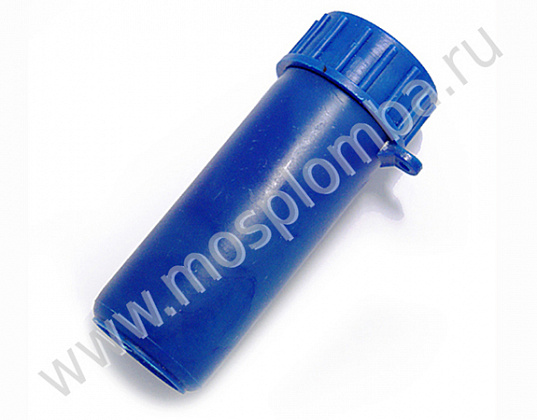 Тубус (пластик) ∅ 40 x 110 мм синий