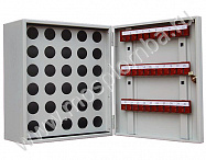 Шкаф для тубусов ∅ 40 мм и ключей (20 ячеек) КЛ-20П